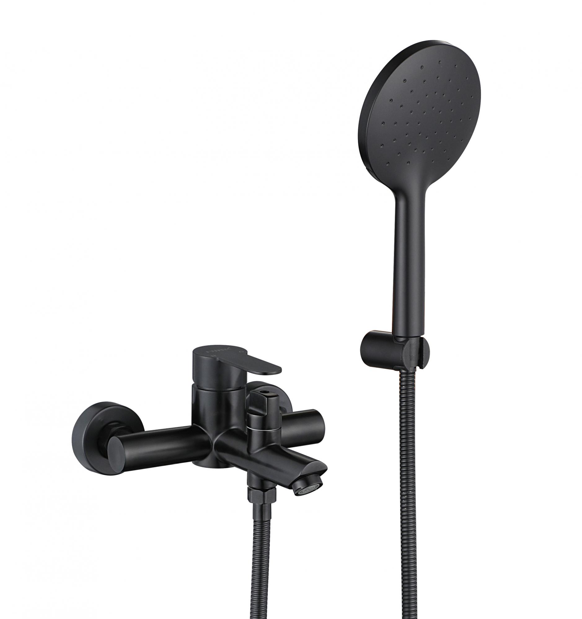 

Смеситель Fmark FS8204H для ванны с душем черный, FS8204H