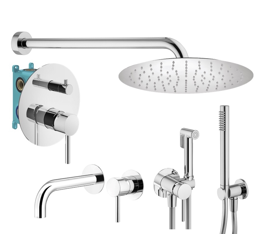 

Душевой комплект Plumberia Selection Ixo KITZXO18CR210 хром, KITZXO18CR210