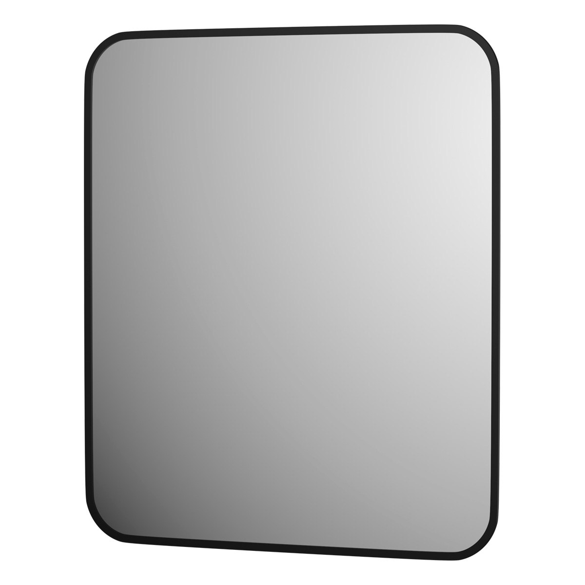 

Зеркало Defesto AURA DF 2976 60х70 см, с LED-подсветкой, без выключателя, теплый белый свет, рама черная, DF 2976