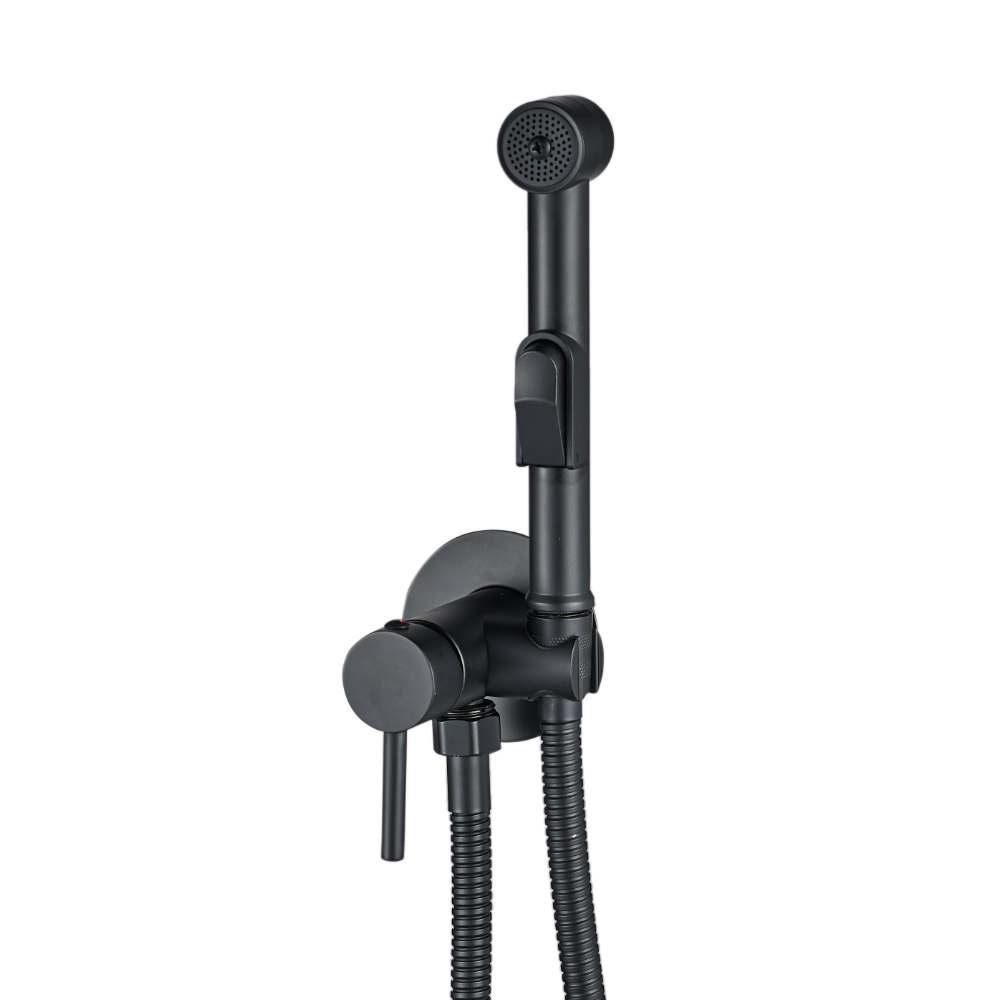 

Гигиенический душ WesnaArt Eko EKO05-410Black со смесителем, черный, EKO05-410Black