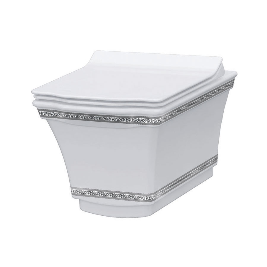 

Унитаз подвесной Boheme Hermitage 951-CR, Белый, 951-CR