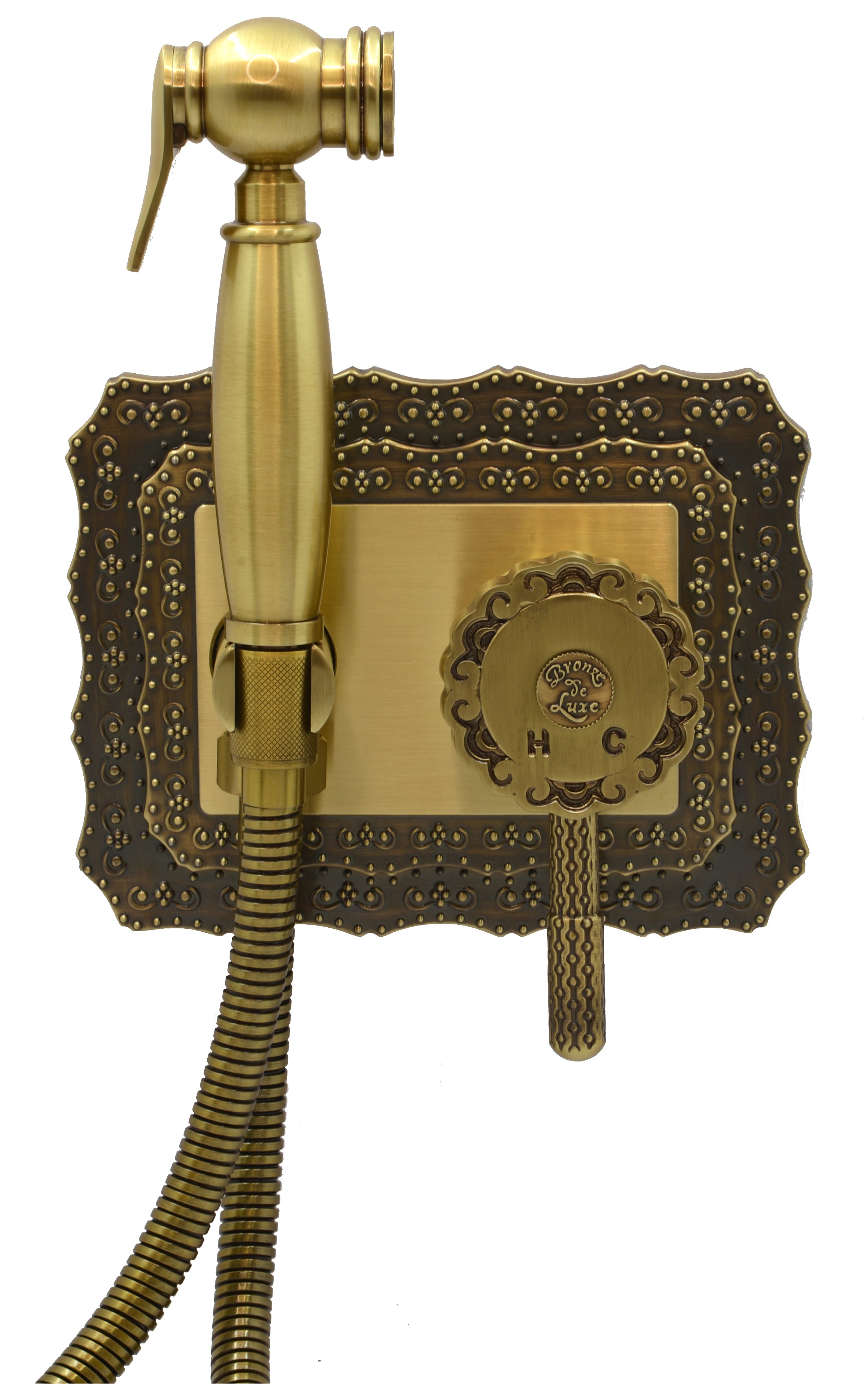 

Гигиенический душ Bronze de Luxe Windsor 10136 со смесителем, Бронза, 10136