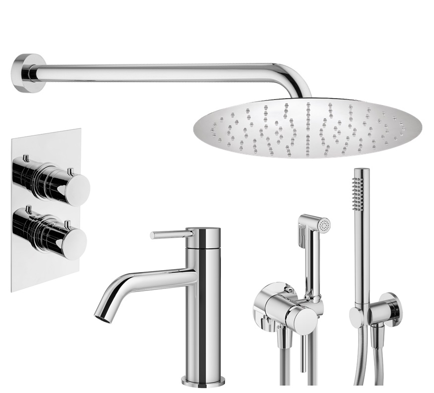 

Душевой комплект Plumberia Selection Ixo KITZXOT18QCR53 хром, KITZXOT18QCR53
