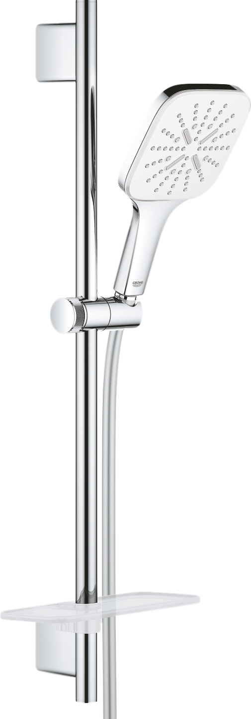 

Душевой гарнитур Grohe Rainshower SmartActive 26584LS0 белая луна, Белый / хром