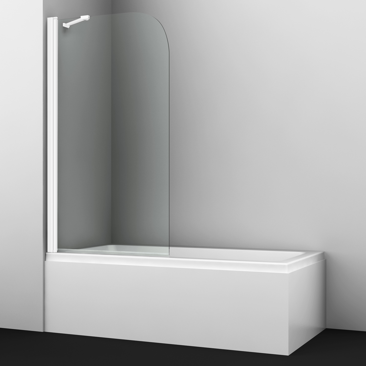

Шторка на ванну WasserKRAFT Leine 35P01-80WHITE Fixed 80х140 см, 35P01-80WHITE Fixed