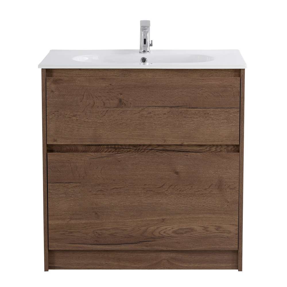 

Тумба с раковиной BelBagno Kraft напольная 100 см Rovere Tabacco (керамическая раковина LOV-1000-LVB), Коричневый, Kraft