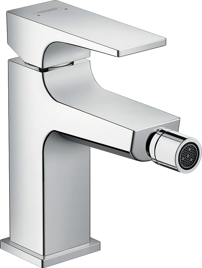 

Смеситель Hansgrohe Metropol 32520000 для биде, с донным клапаном Push-Open, Хром, Metropol 32520000