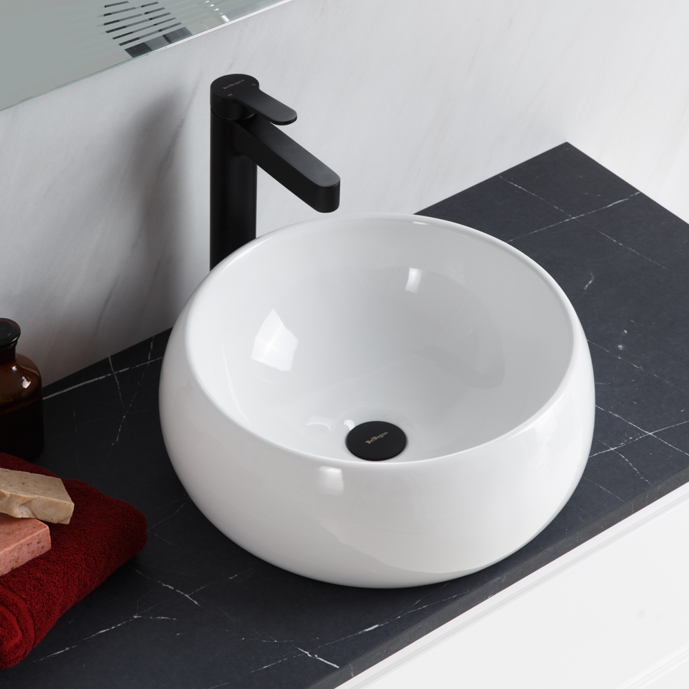 

Раковина BelBagno BB1065 накладная 40х40 см, белая, Белый, BB1065