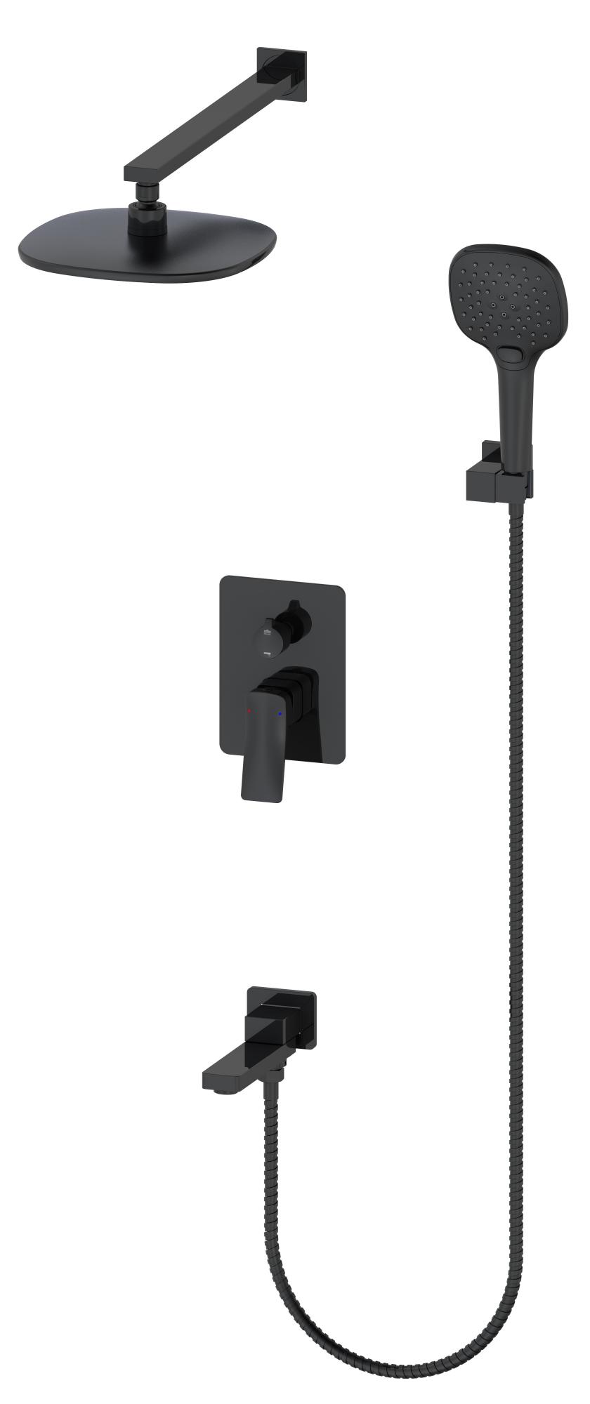 

Душевая стойка Panta Walsall PT939006MB черный матовый, PT939006MB