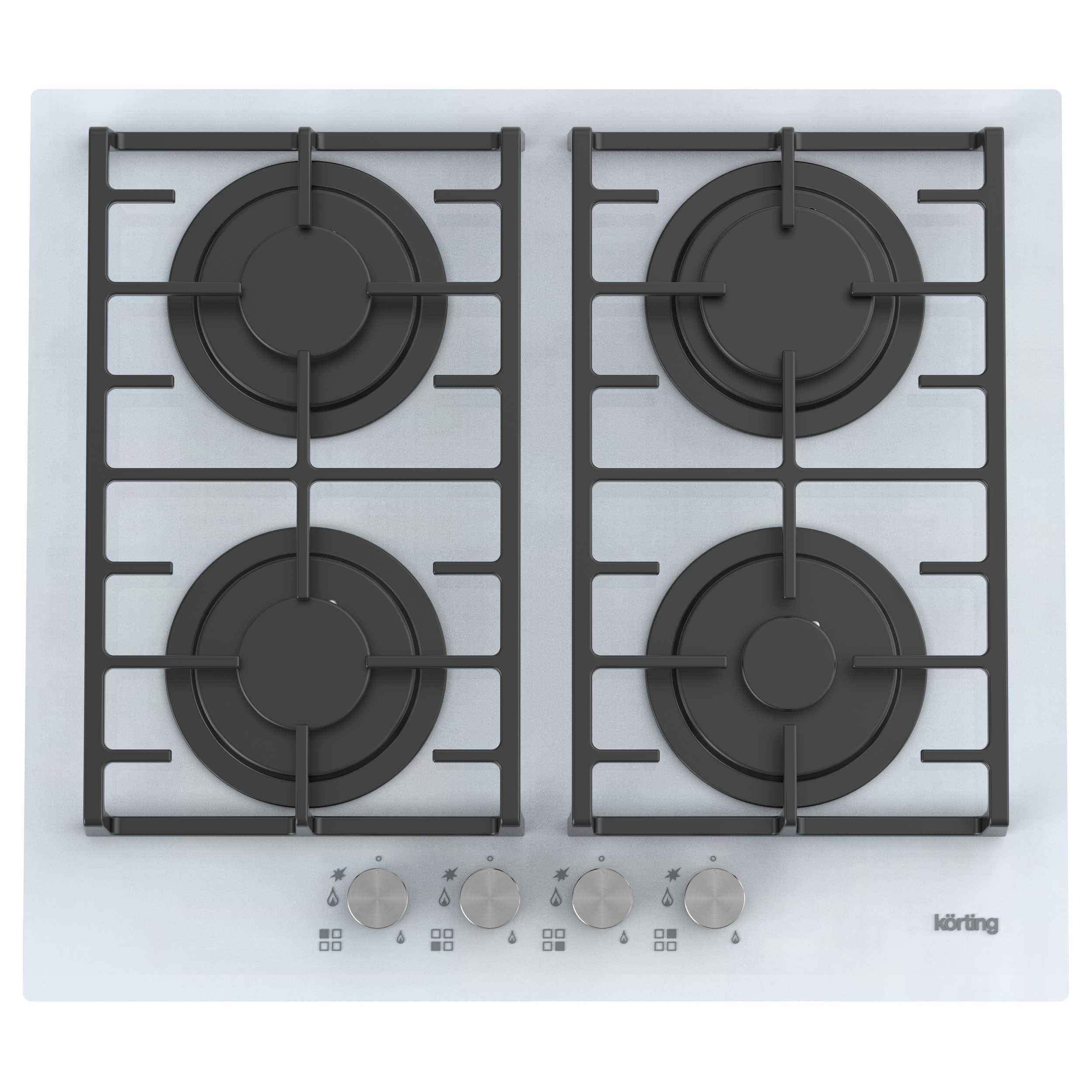 

Варочная поверхность Korting HGG 6805 CW газ на стекле, HGG 6805 CW