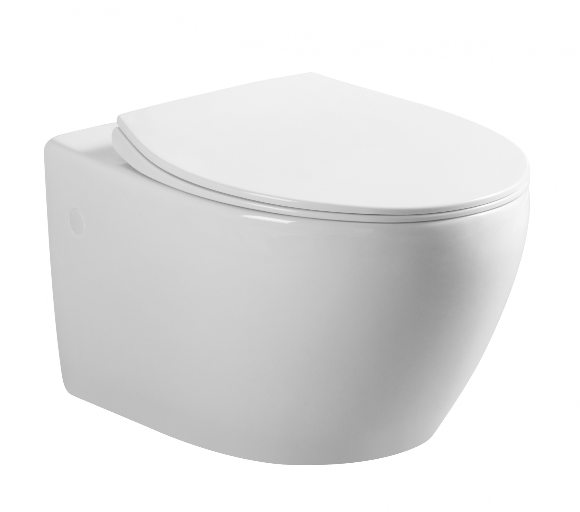 

Унитаз подвесной Art&Max Elegant AM9316CHR/SC безободковый, с сиденьем микролифт, Белый, AM9316CHR/SC