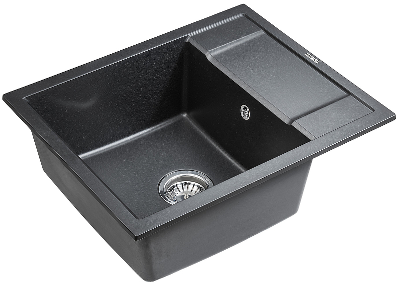 

Мойка кухонная Paulmark Flugen PM216050-BLM 60 черный, PM216050-BLM