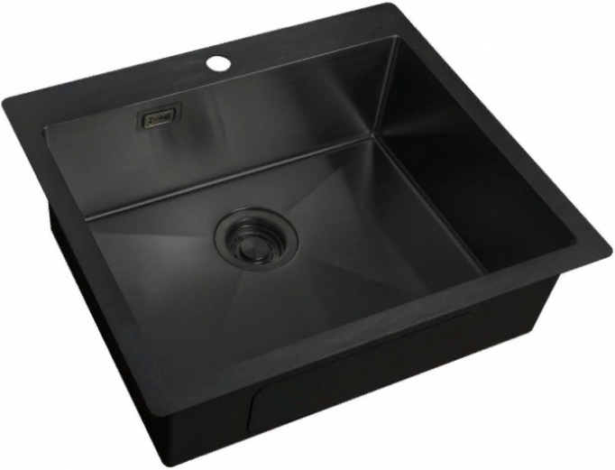 

Мойка кухонная Zorg Light ZL R 590510 GRAFIT, Черный