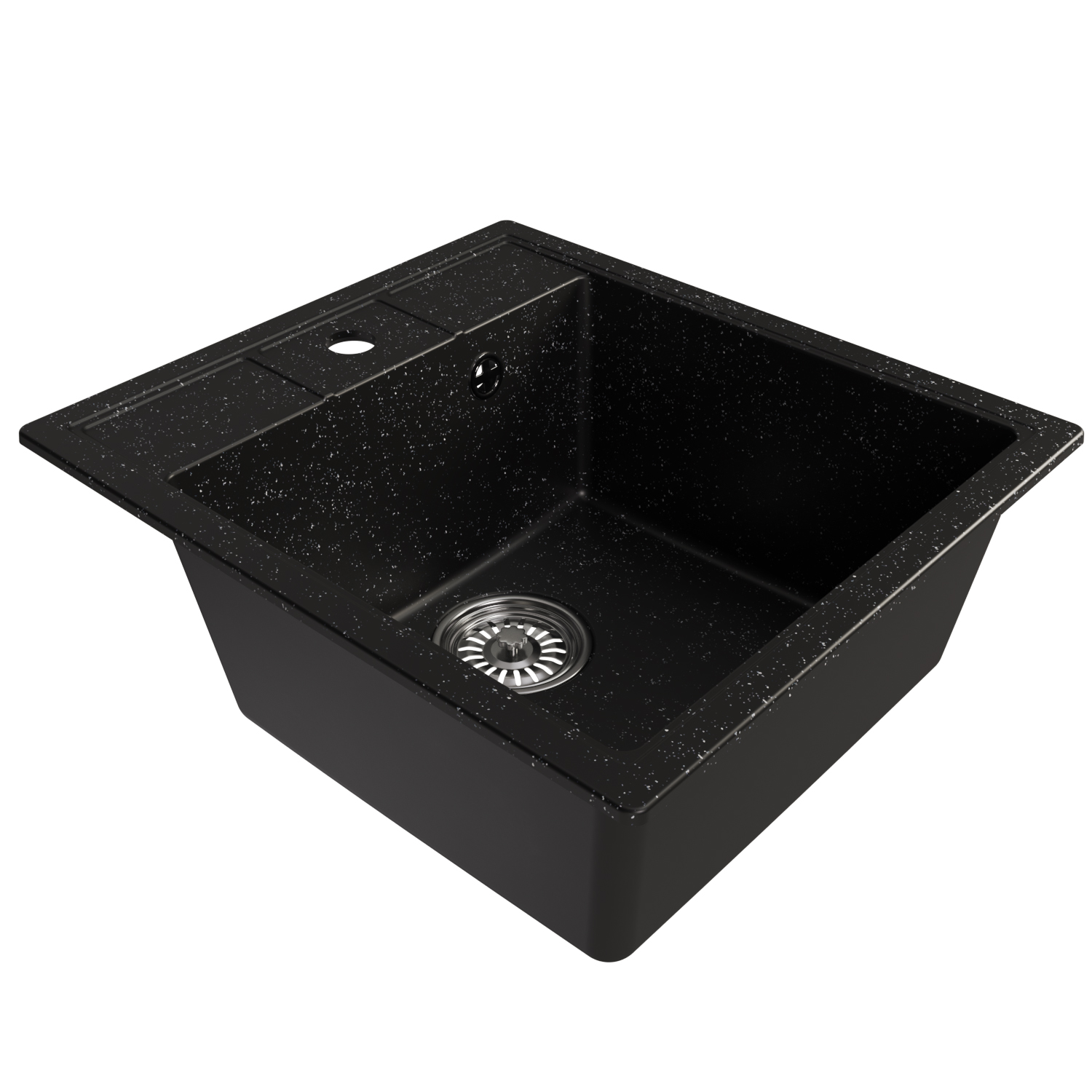 

Мойка кухонная Mixline ML-GM28 552096 45х50 см, черная, Черный, 552096