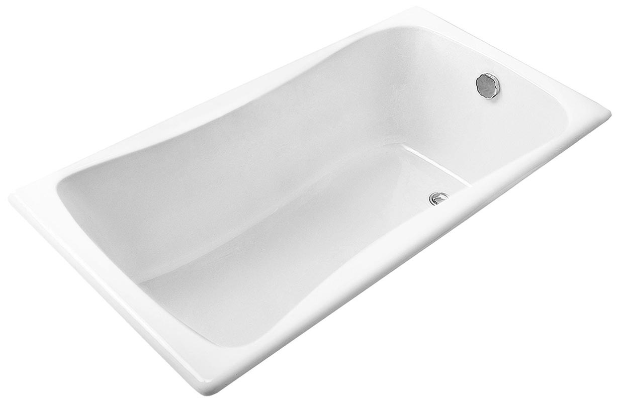 

Чугунная ванна Jacob Delafon Bliss E6D902-0 170x75 без ручек, Белый, E6D902-0