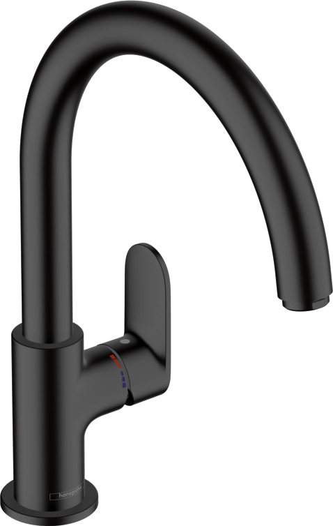 

Смеситель Hansgrohe Vernis Blend M35 71870670 для кухонной мойки, черный