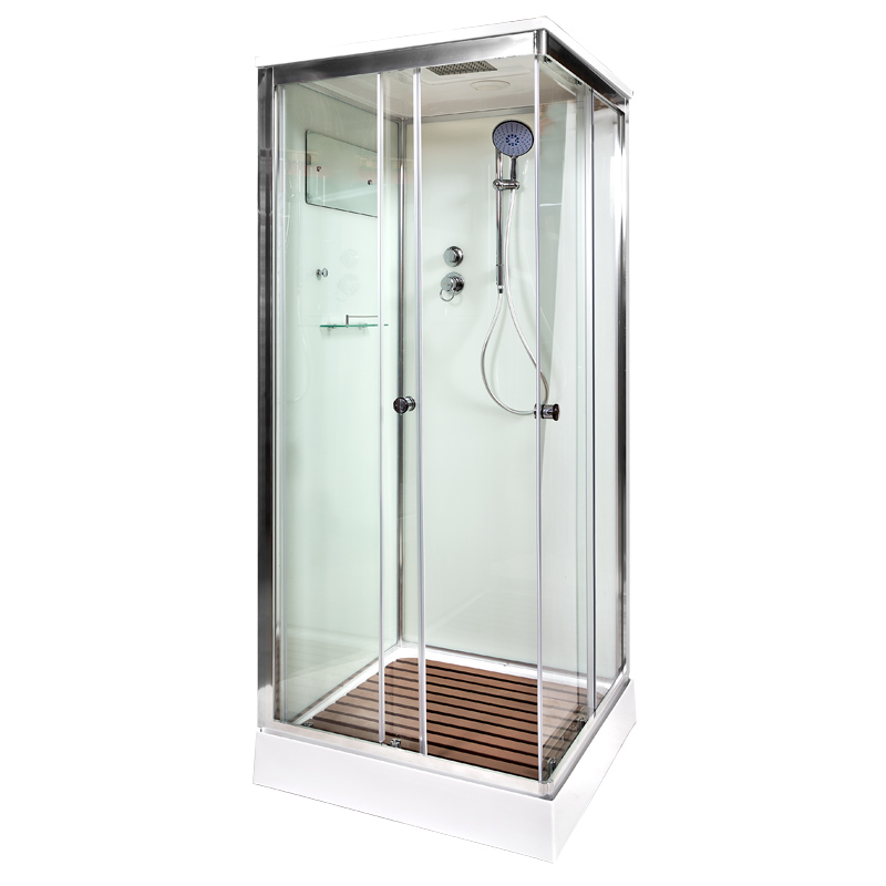 

Душевая кабина AvaCan K401S, 100х100х220 см, стекло прозрачное, профиль хром, K401S