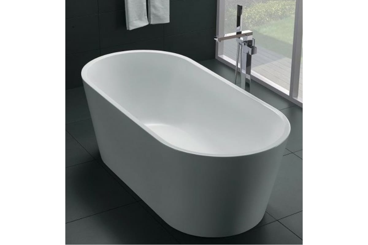 

Акриловая ванна Art&Max AM-203-1600-750 слив по центру, Белый, AM-203-1600-750