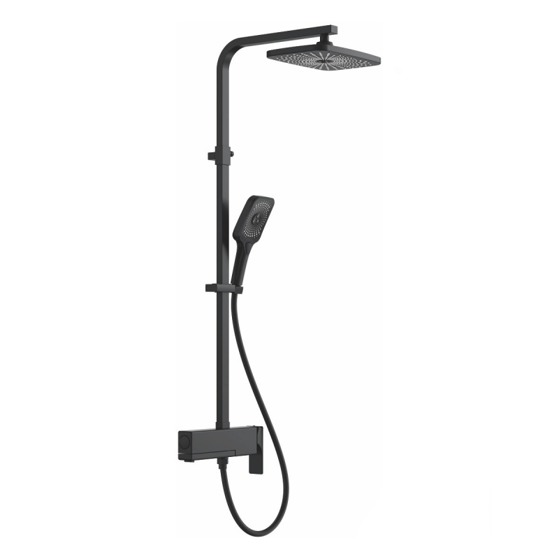 

Душевая стойка Rose R1036H черная, Черный, R1036H