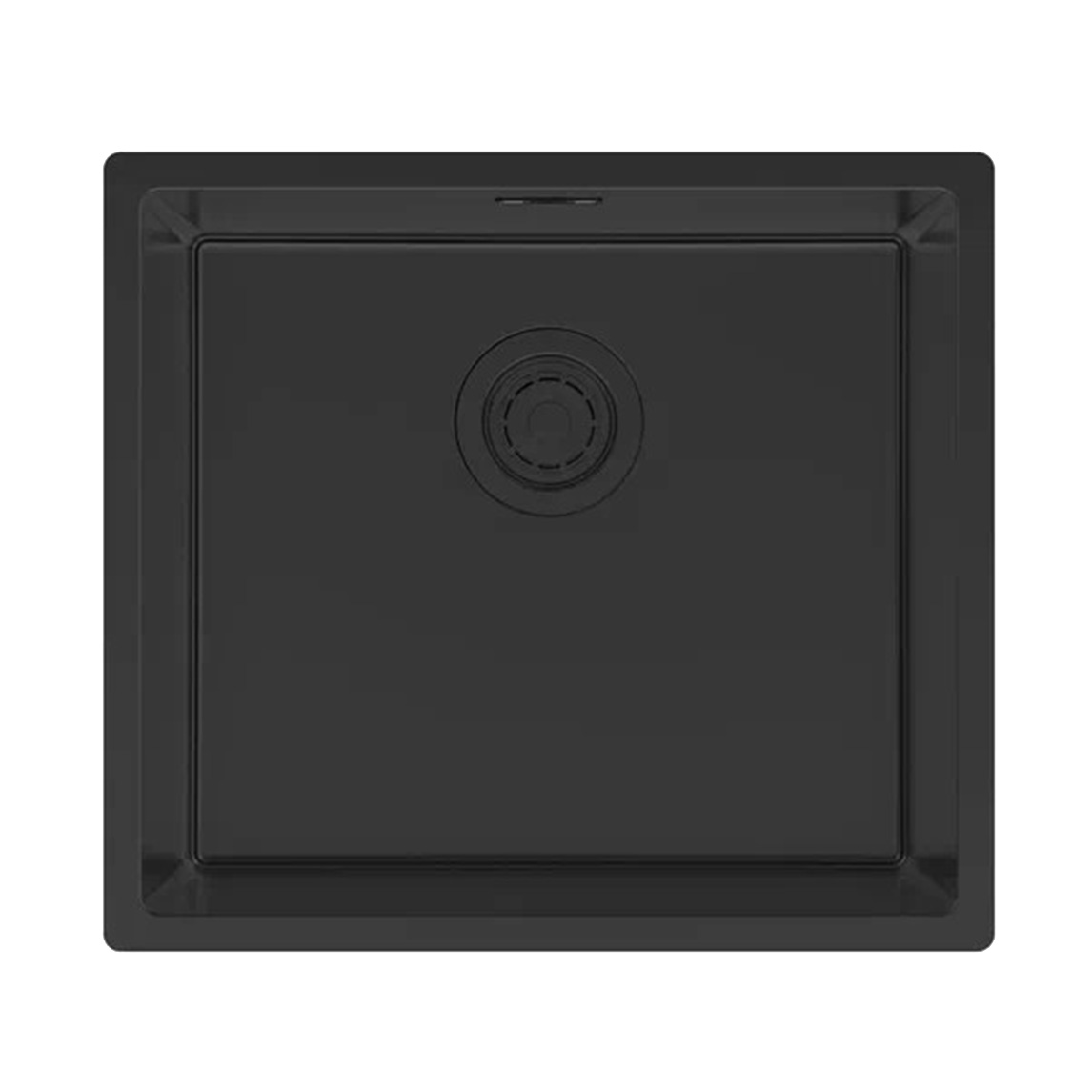 

Мойка кухонная Paulmark LASSAN 49 UNI LA49-MBN 44х49 см, матовый черный, LA49-MBN