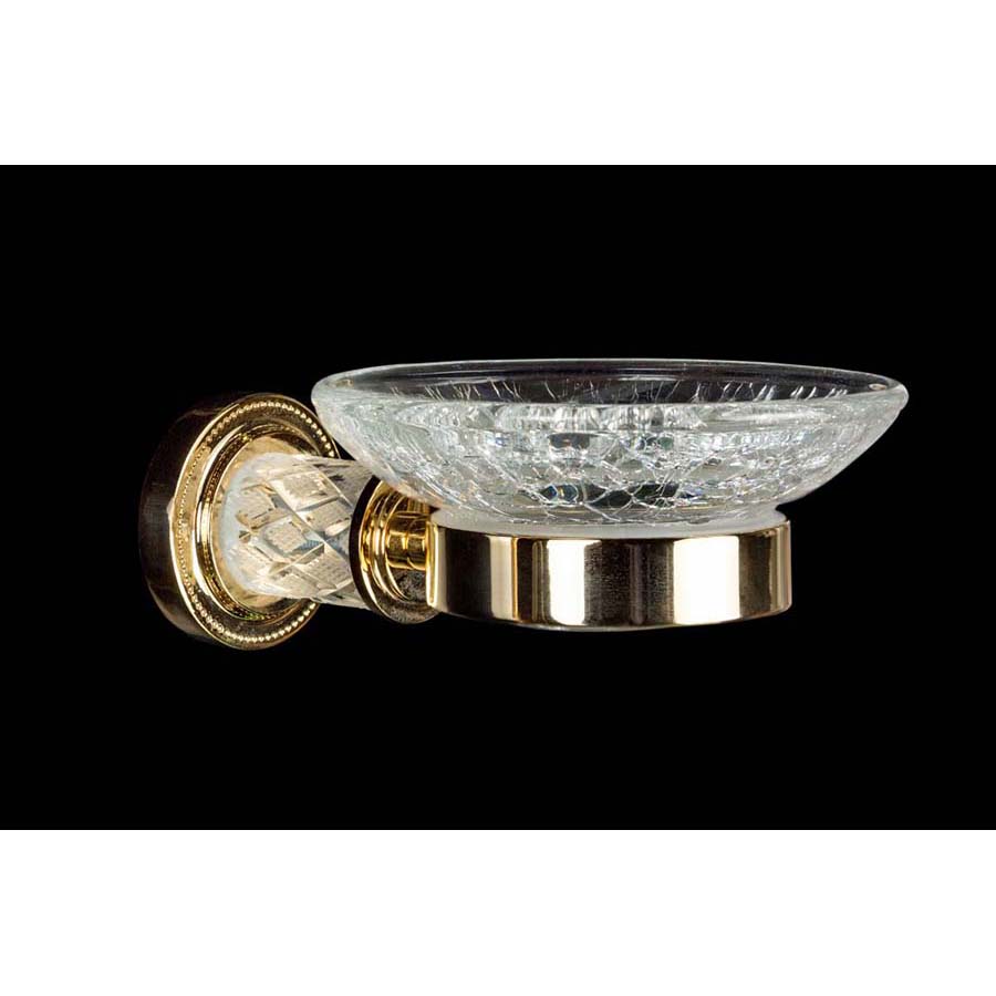 

Мыльница Boheme Murano Cristal 10903-CRST-G, настенная, золото, 10903-CRST-G