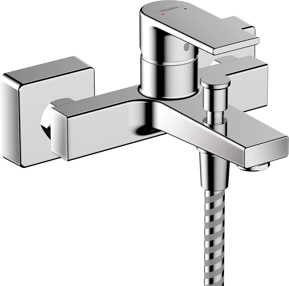 

Смеситель Hansgrohe Vernis Shape 71450000 для ванны с душем, хром