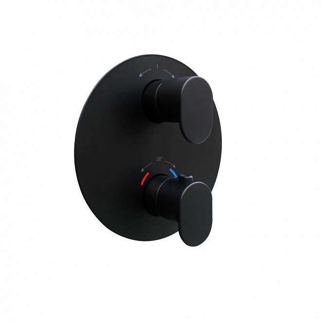 

Термостат для душа Kerama Marazzi OLE 67638EKM.01.093 черный, 67638EKM.01.093