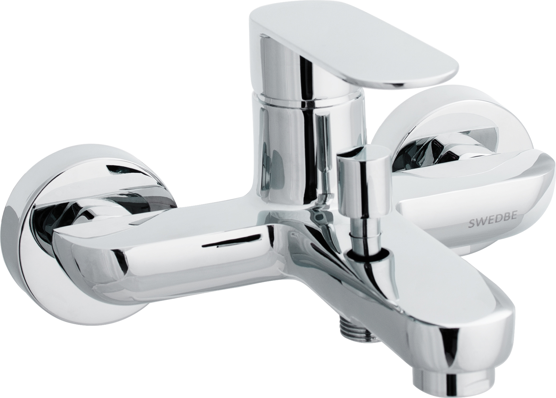 

Смеситель Swedbe Vulcan 1130 для ванны с душем, Хром, Vulcan 1130