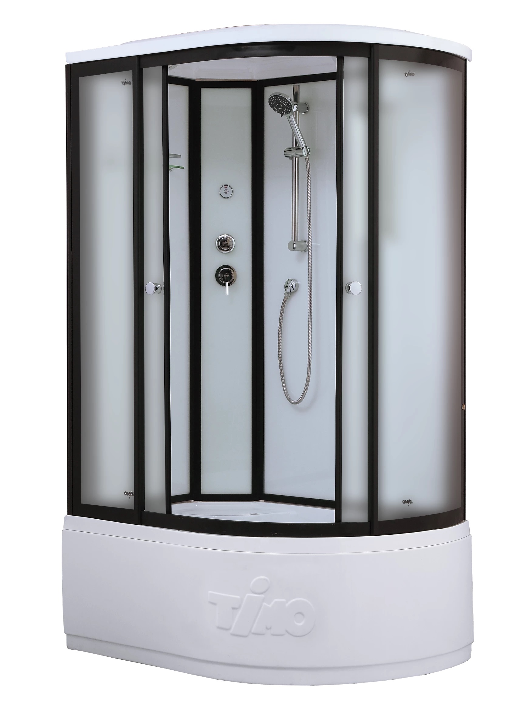

Душевая кабина Timo Standart T-6620BFL 120х85 L профиль черный, стекло матовое, T-6620BFL