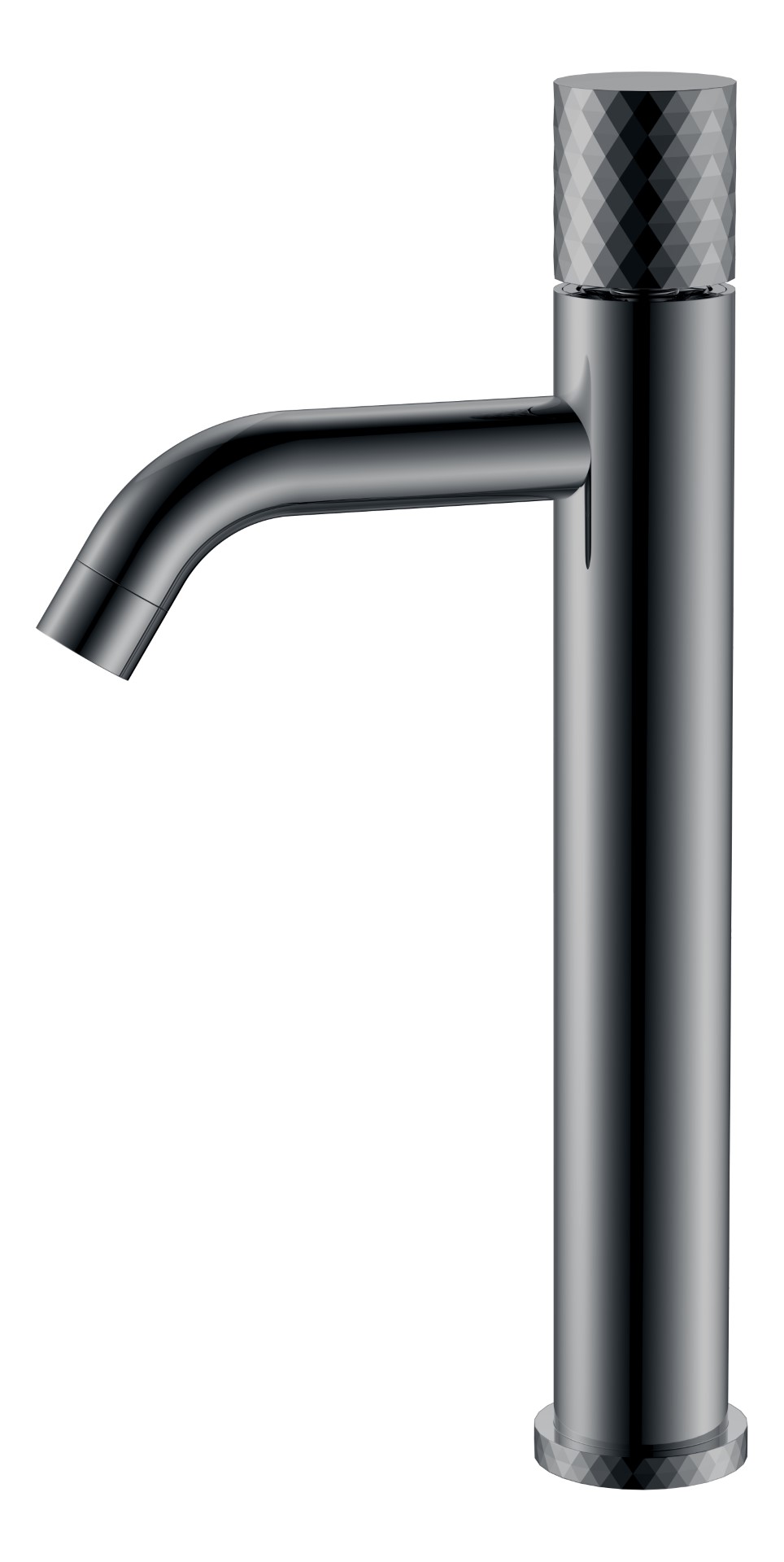 

Смеситель для раковины Boheme Stick 122-SGM графит глянец diamond, 122-SGM