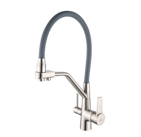 

Смеситель для кухонной мойки Rose R558L сатин, R558L