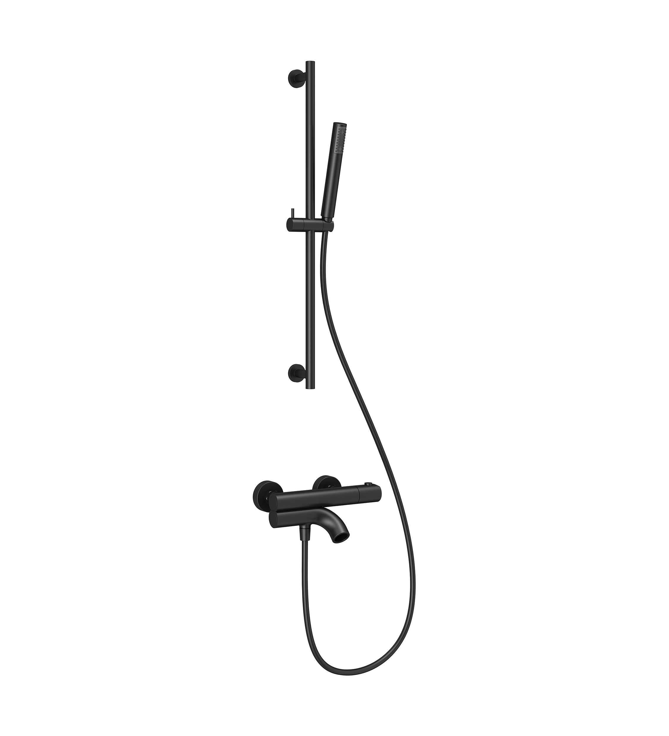 

Термостат для ванны с душем Wonzon & Woghand LOOP WW-311-00-508 черный, WW-311-00-508