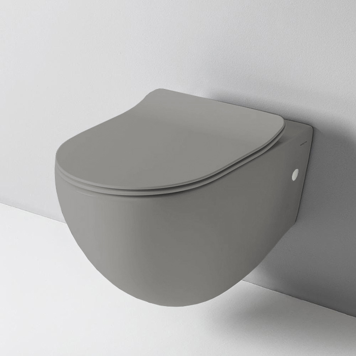 

Унитаз подвесной ArtCeram File 2.0 FLV004 grigio oliva, безободковый, Серый, File 2.0 FLV004