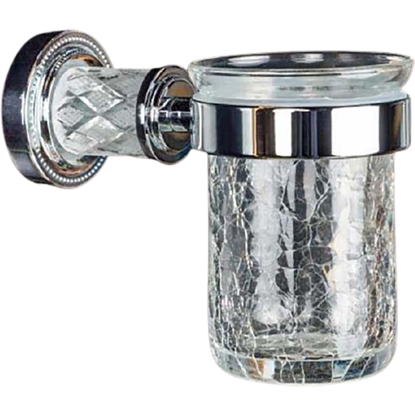 

Стакан для зубных щеток Boheme Murano Cristal 10904-CRST-CH Хром, 10904-CRST-CH