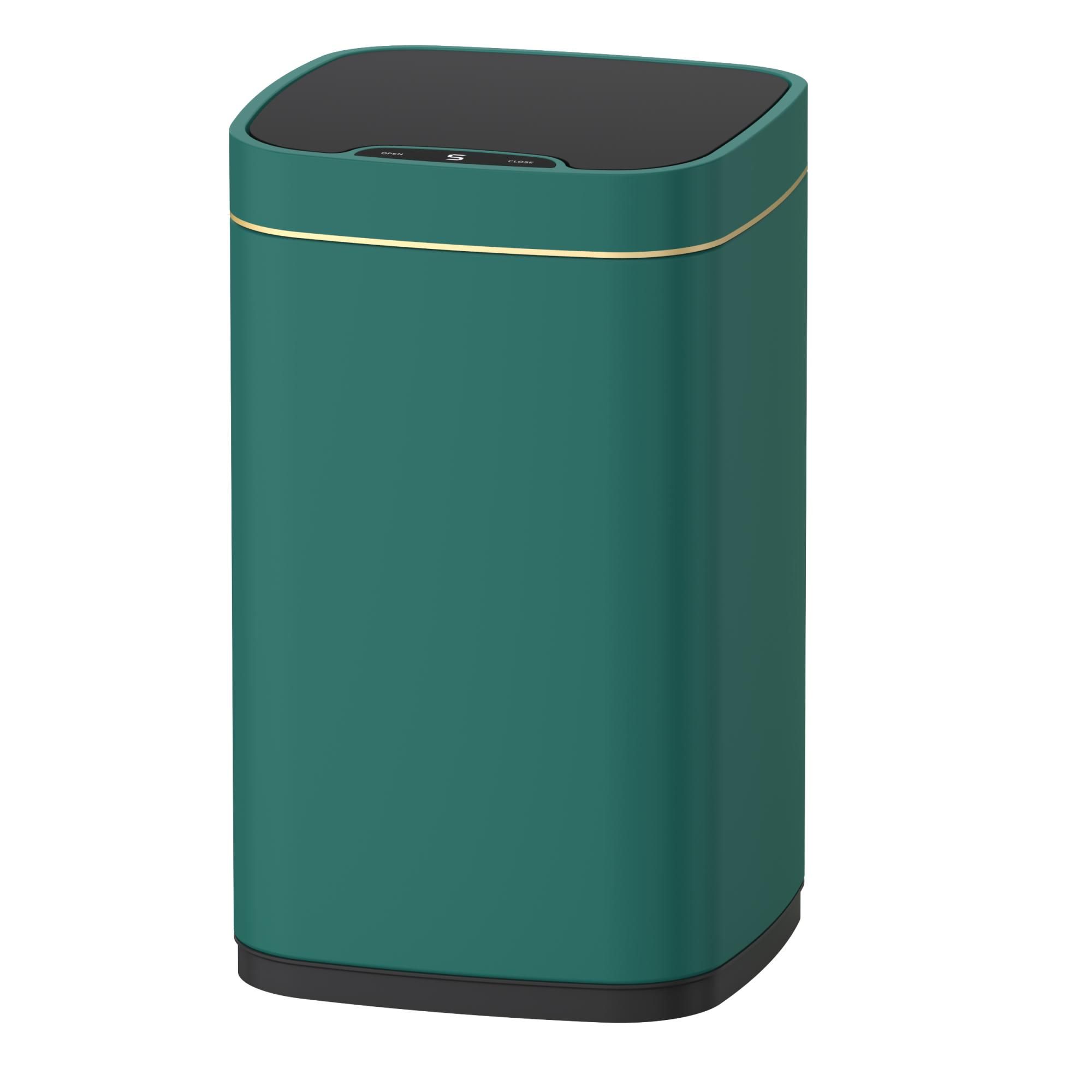 

Мусорное ведро Java S-883B-12DG изумрудное, Изумрудный, S-883B-12DG