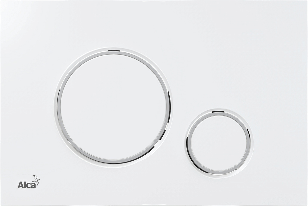 

Кнопка смыва AlcaPlast THIN M770 белый / хром глянцевый