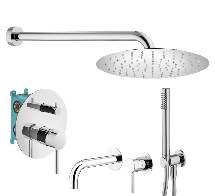 

Душевой комплект Plumberia Selection Ixo KITXO18CR210 хром, KITXO18CR210