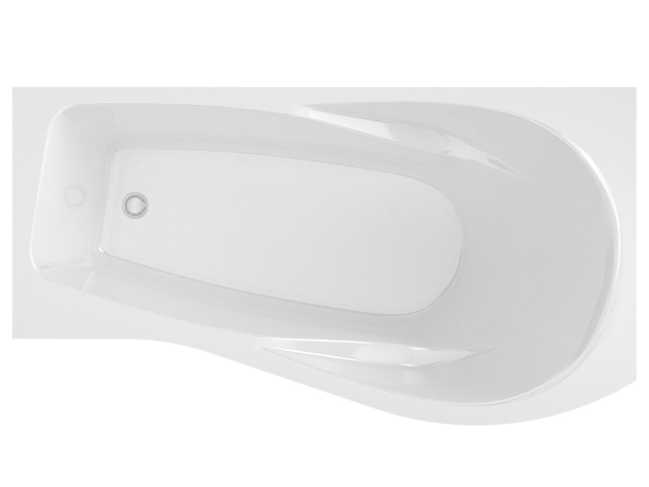 

Акриловая ванна Timo Vino 170х92 правая, Белый, VINO1792R