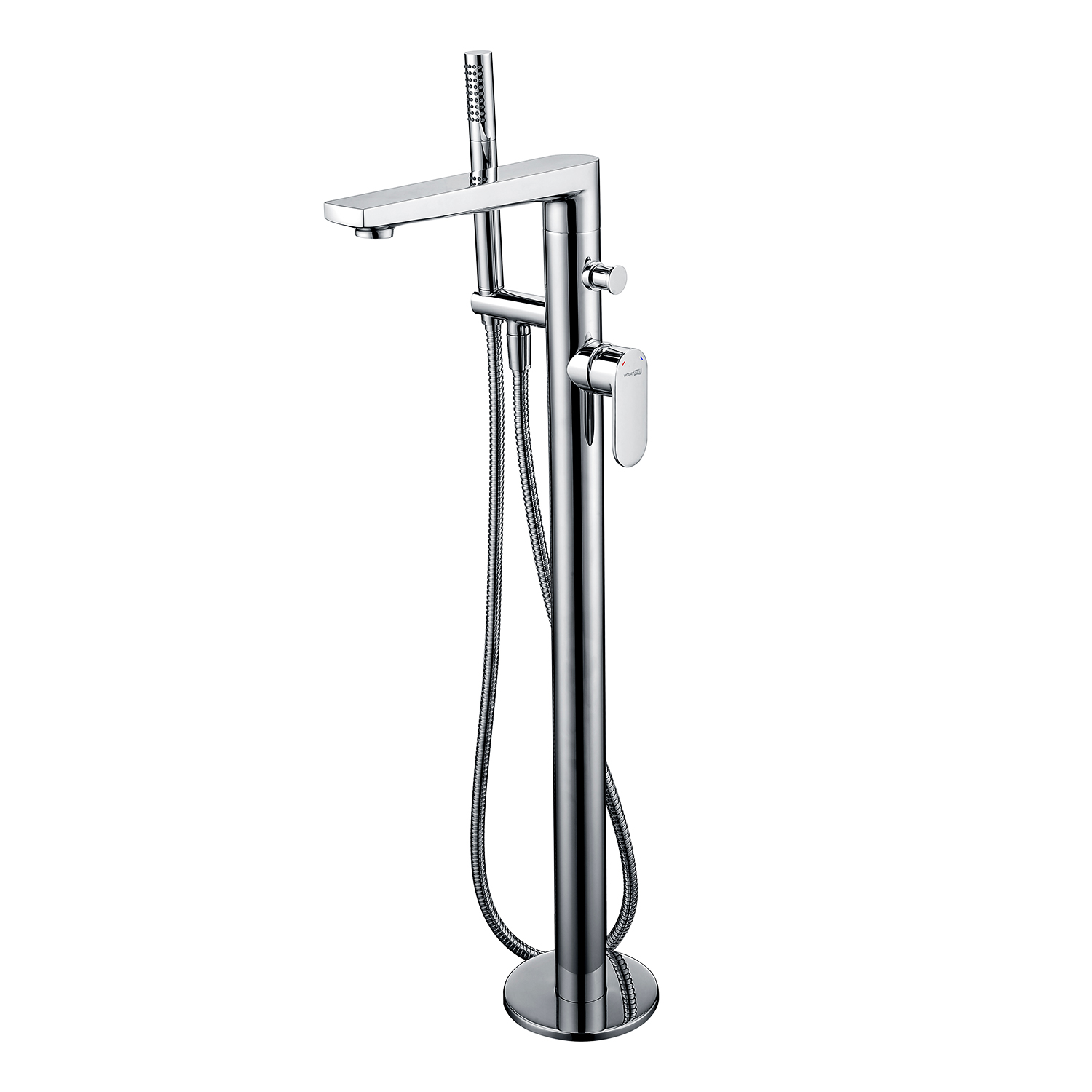 

Смеситель WasserKRAFT Dinkel 5821 напольный, для ванны с душем, Хром, Dinkel 5821