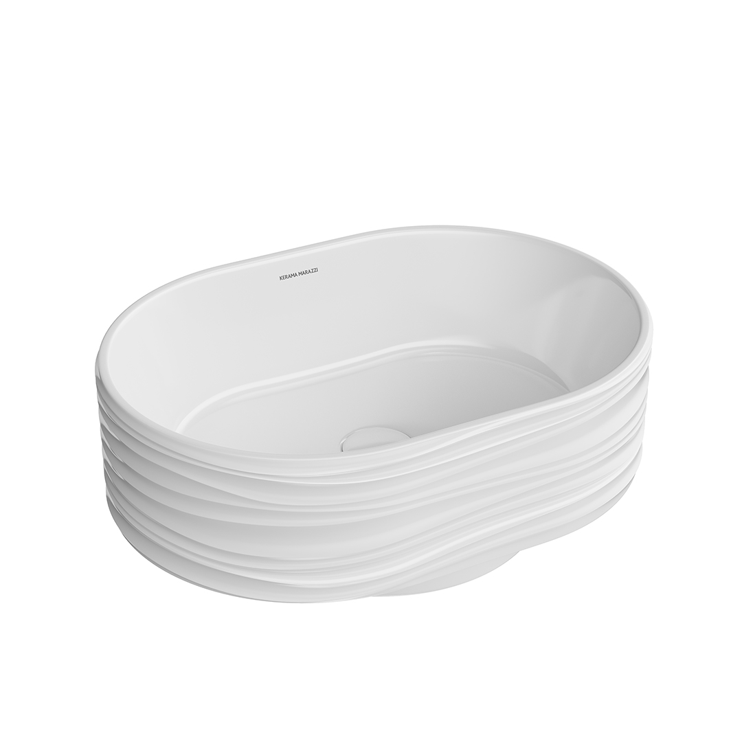 

Раковина Kerama Marazzi SABBIA SA.wb.50\WHT белая, Белый, SA.wb.50\WHT
