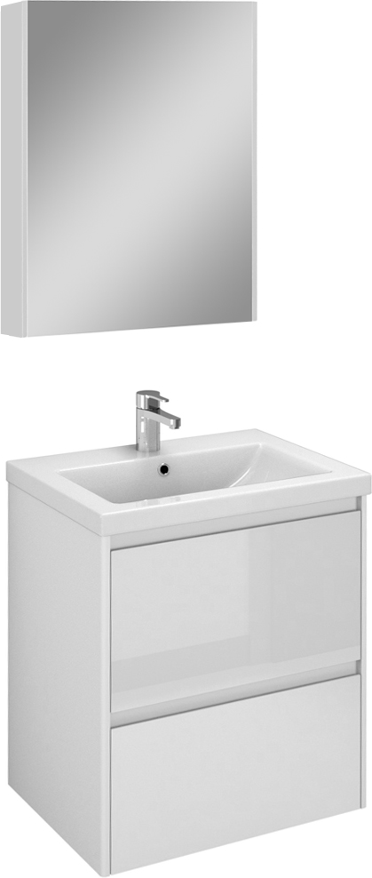 

Мебель для ванной Velvex Klaufs 60.2Y белая, подвесная, Белый, Klaufs 60.2Y