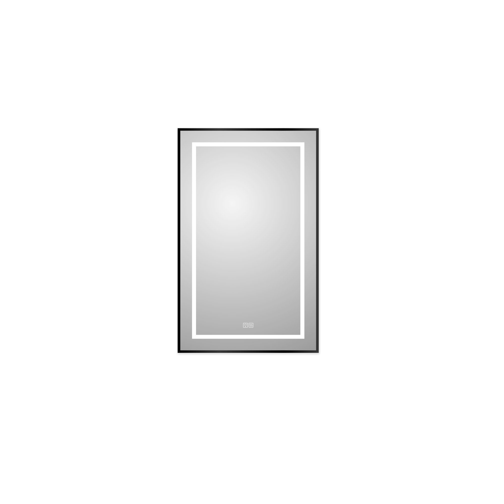 

Зеркало BelBagno SPC-KRAFT-500-800-LED-TCH-WARM-NERO с подсветкой и подогревом, Черный, SPC-KRAFT-500-800-LED-TCH-WARM-NERO