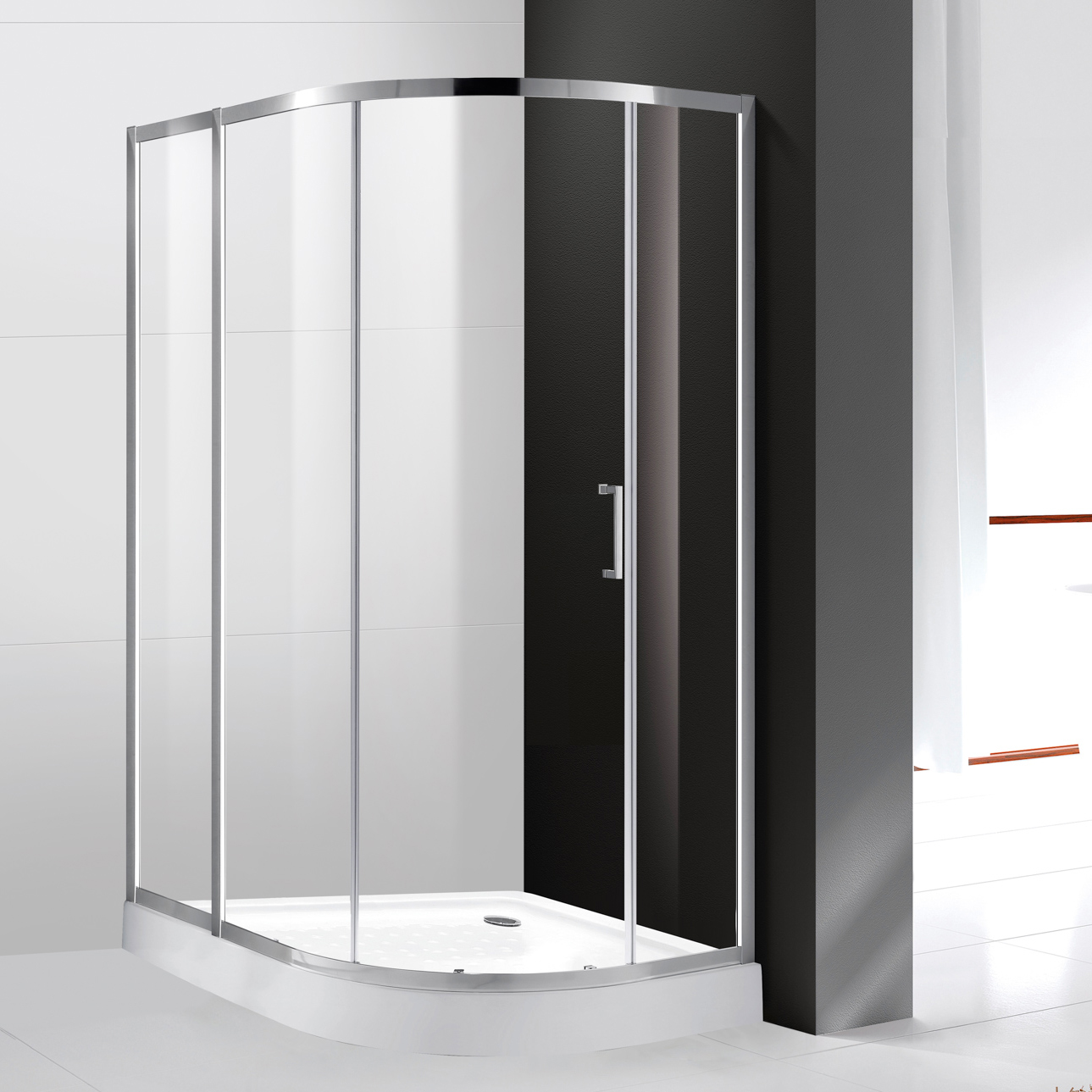 

Душевой уголок Cezares Molveno RH 2 120/90 C Cr IV стекло прозрачное
