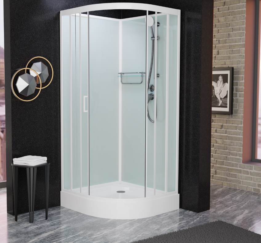 

Душевая кабина Frank F400 White без крыши, F400 White