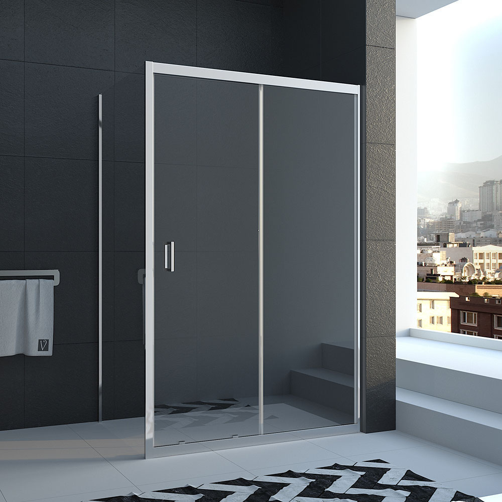 

Душевой уголок Veconi Rovigo RV-040 150x90x185 см, профиль xром, стекло прозрачное, RV-040