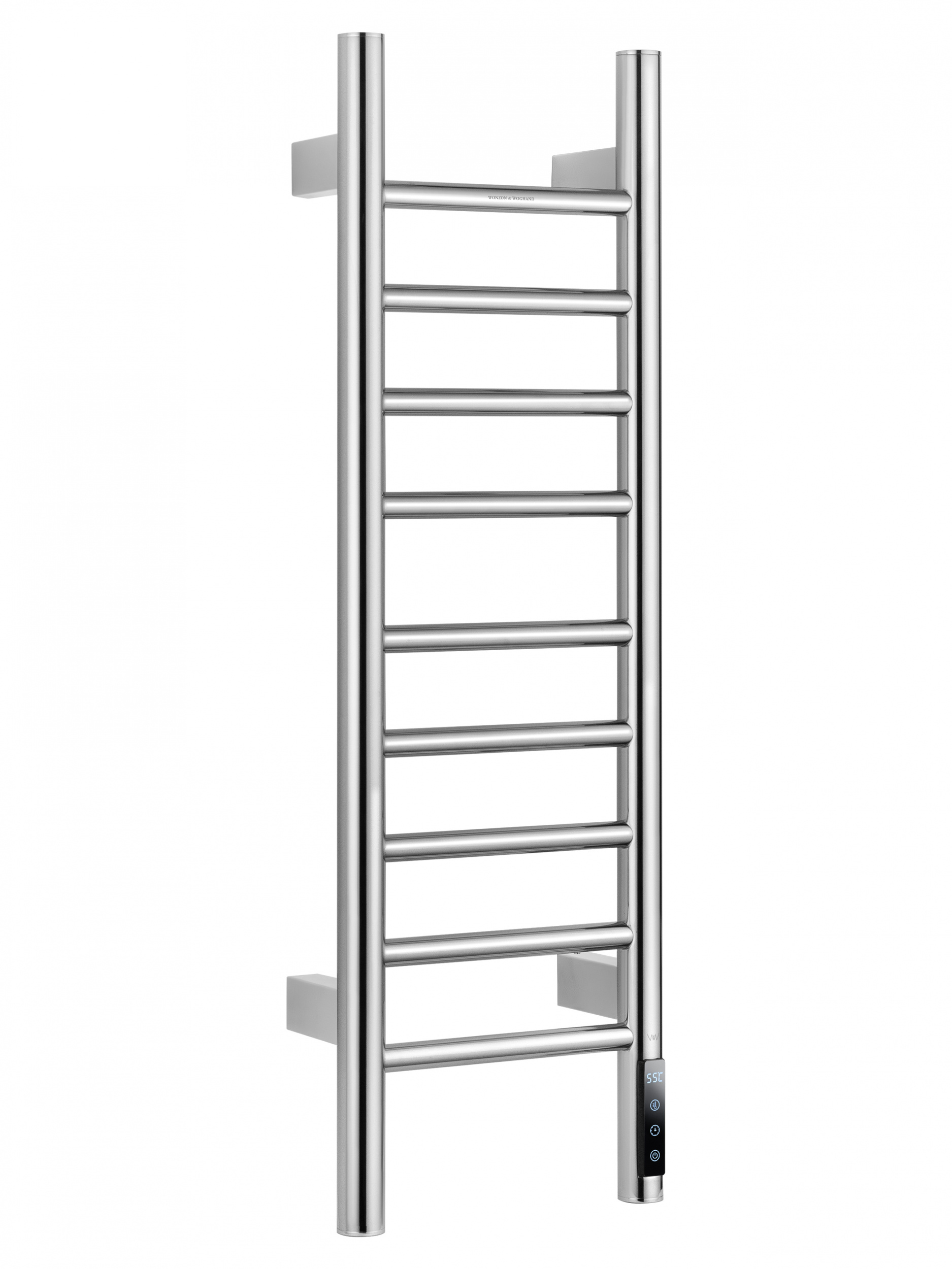 

Электрический полотенцесушитель Wonzon & Woghand BONN WW-AL4094-CR 80х40 см, хром, WW-AL4094-CR