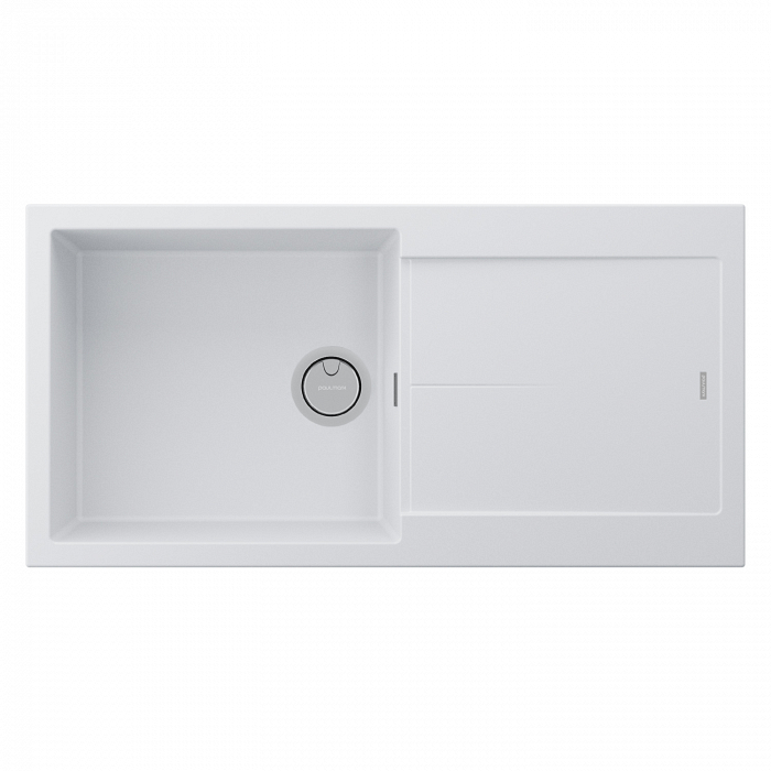 

Мойка кухонная Paulmark EXTENSIO 99 PM989950-WH 50х99 см, white, PM989950-WH