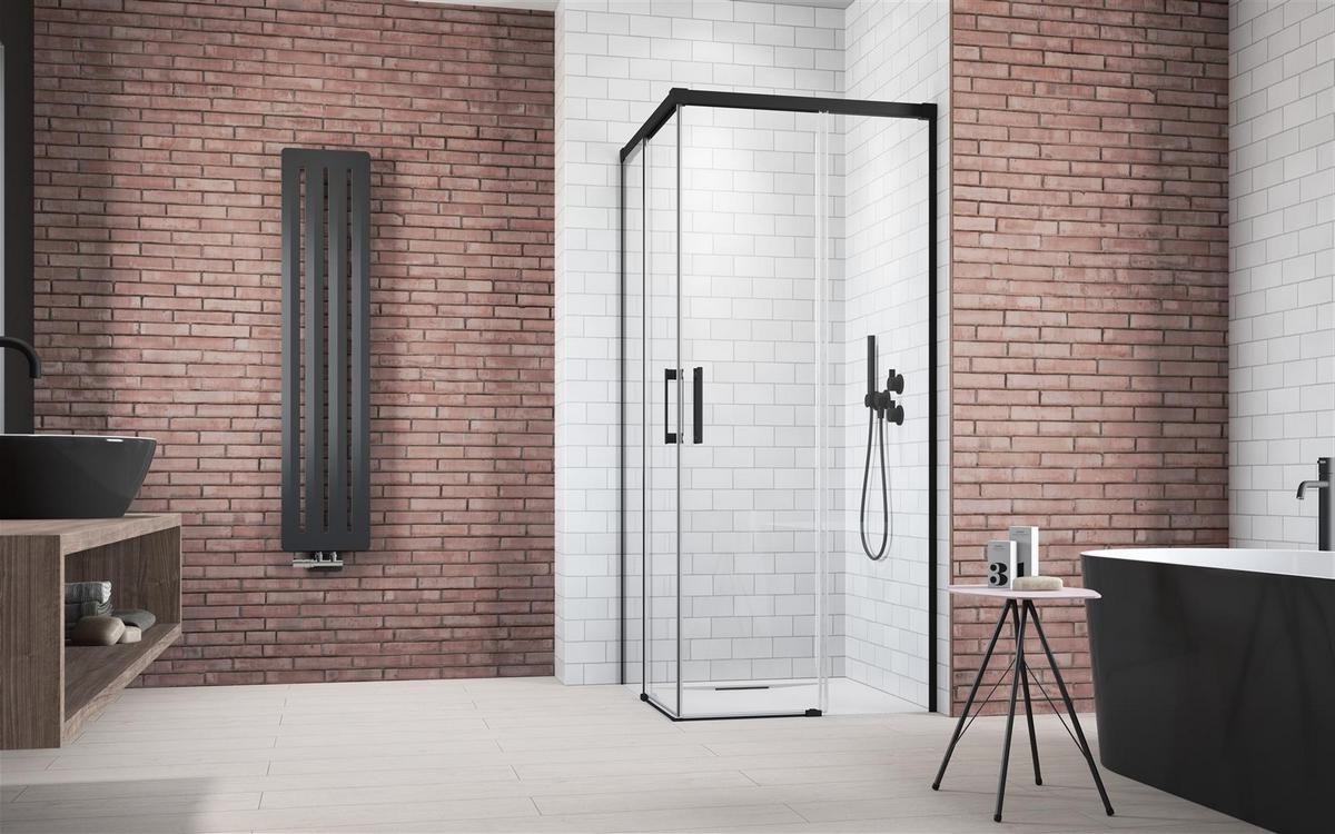 

Душевой уголок Radaway Idea Black KDD 90L х 90 R, Idea Black KDD