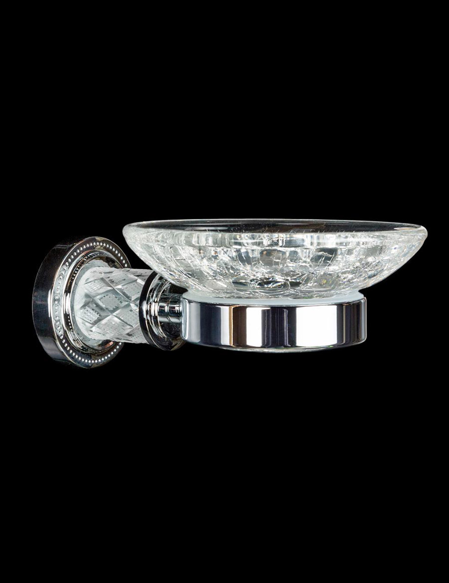 

Мыльница Boheme Murano Cristal 10903-CRST-CH, настенная, хром, 10903-CRST-CH
