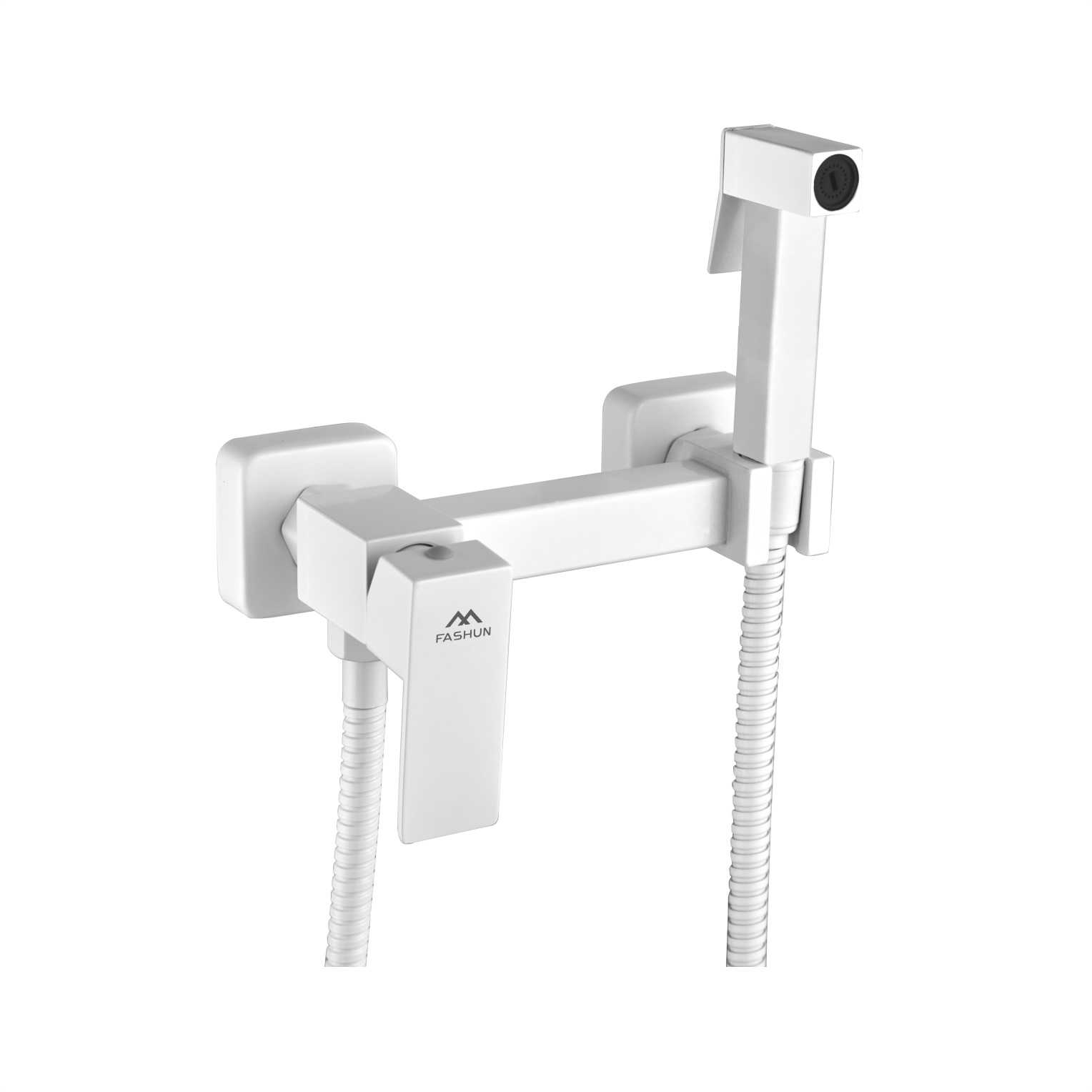 

Гигиенический душ Fashun A57504-8 со смесителем, белый матовый, A57504-8